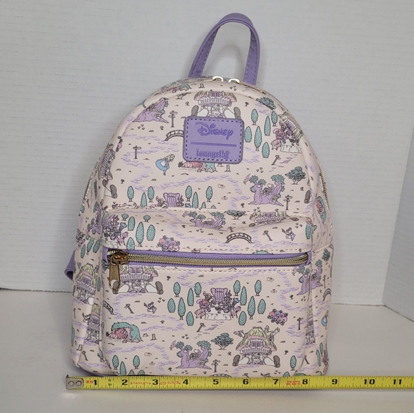 Loungefly Disney Alice In Wonderland Pastel Map Mini Backpack
